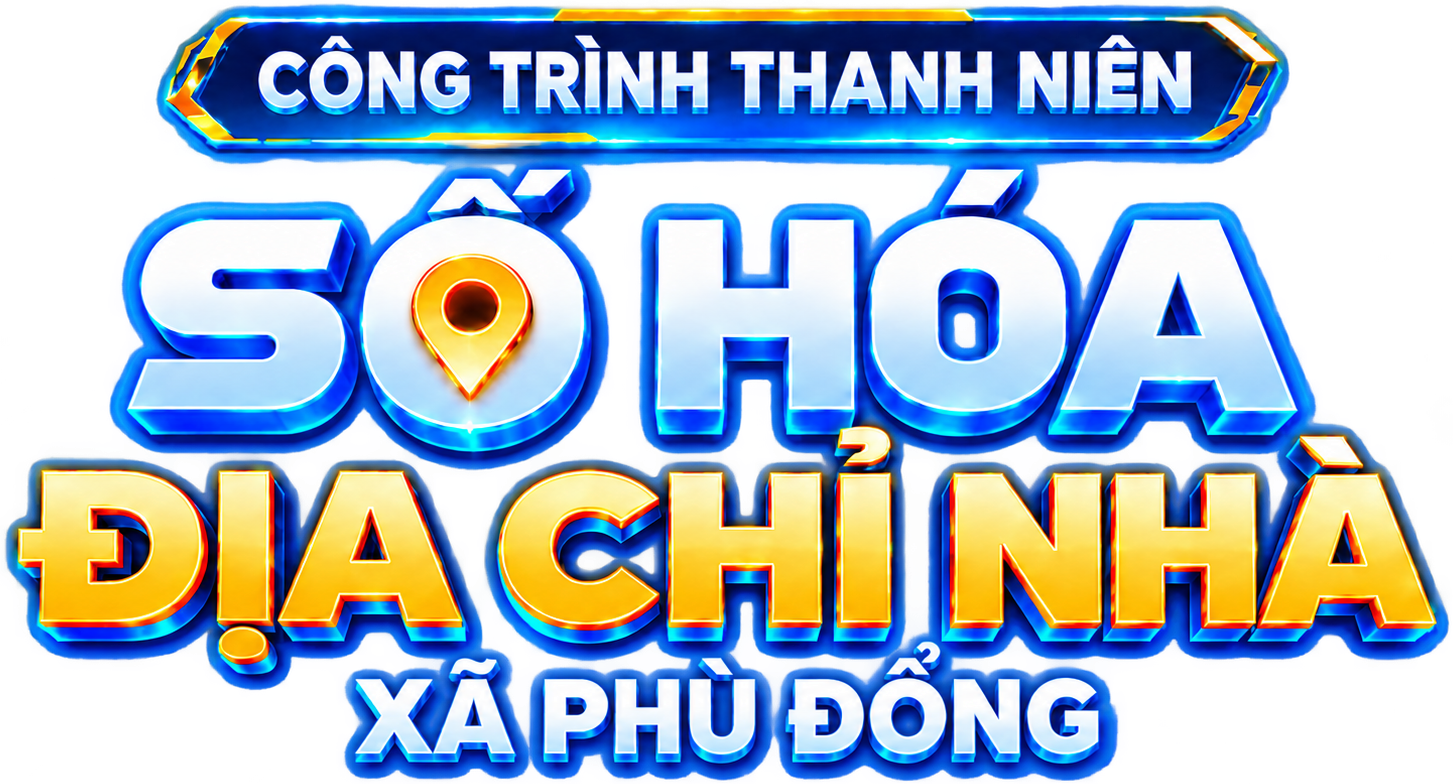 Số hoá địa chỉ nhà - Xã Phù Đổng